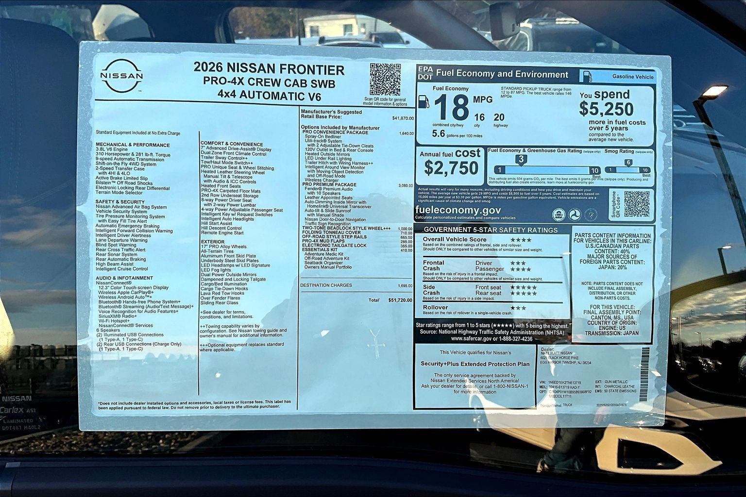 2026 Nissan Frontier PRO-4X