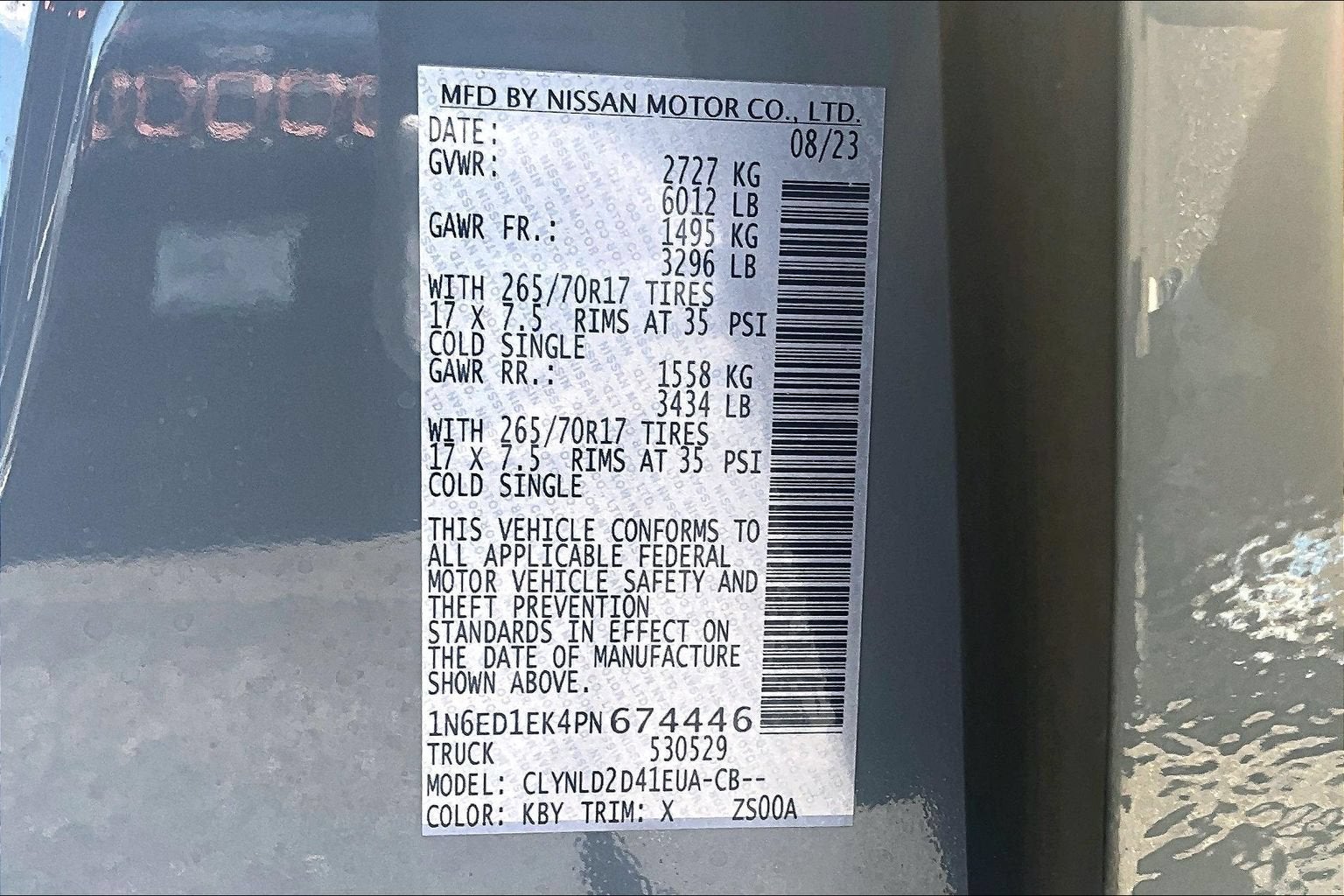 2023 Nissan Frontier PRO-4X