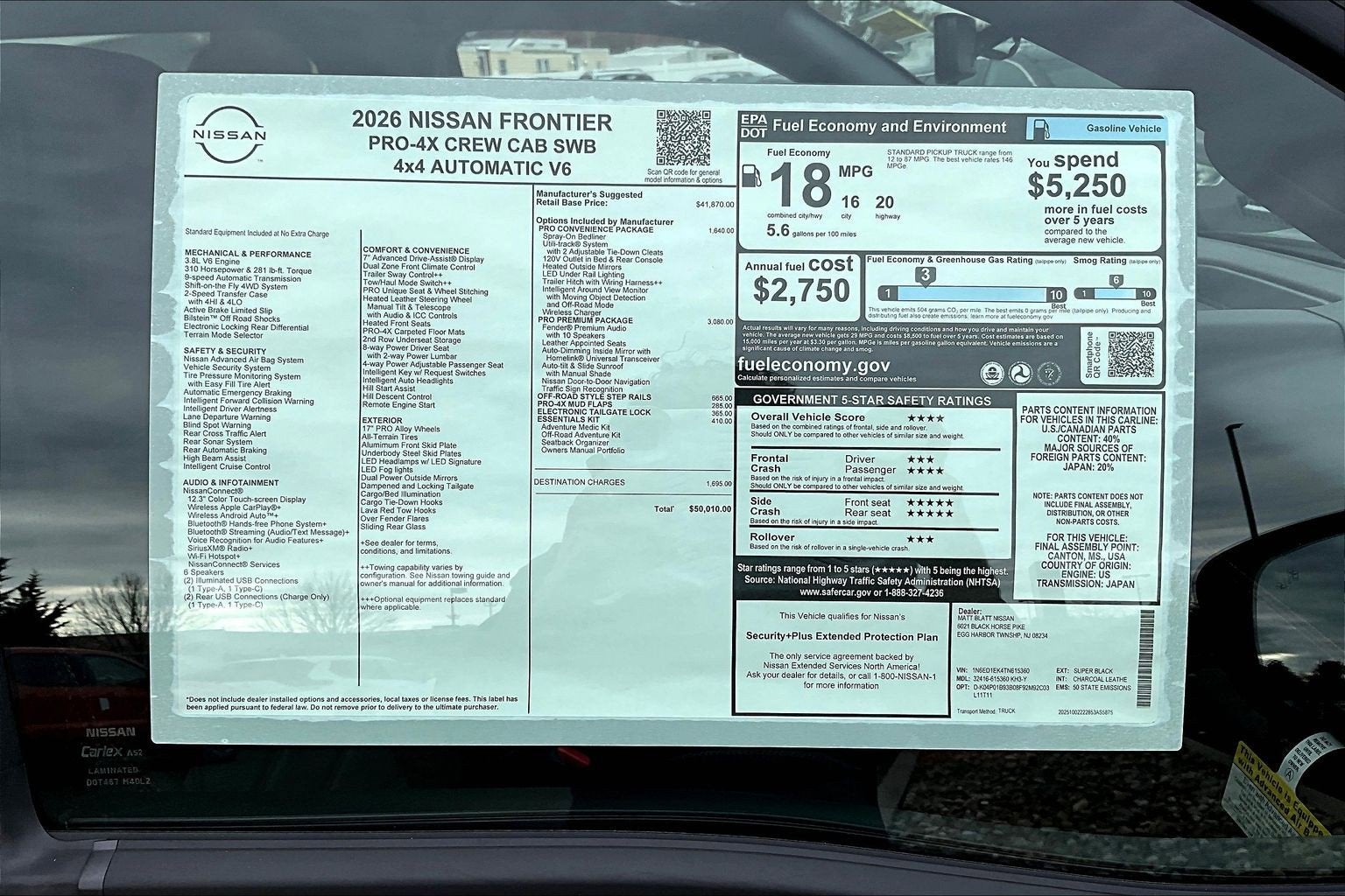 2026 Nissan Frontier PRO-4X