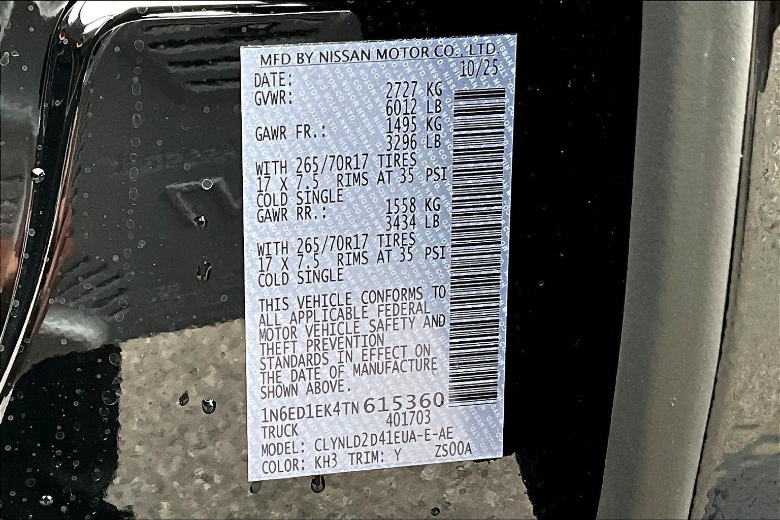 2026 Nissan Frontier PRO-4X