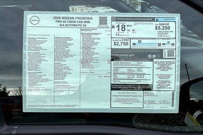 2026 Nissan Frontier PRO-4X