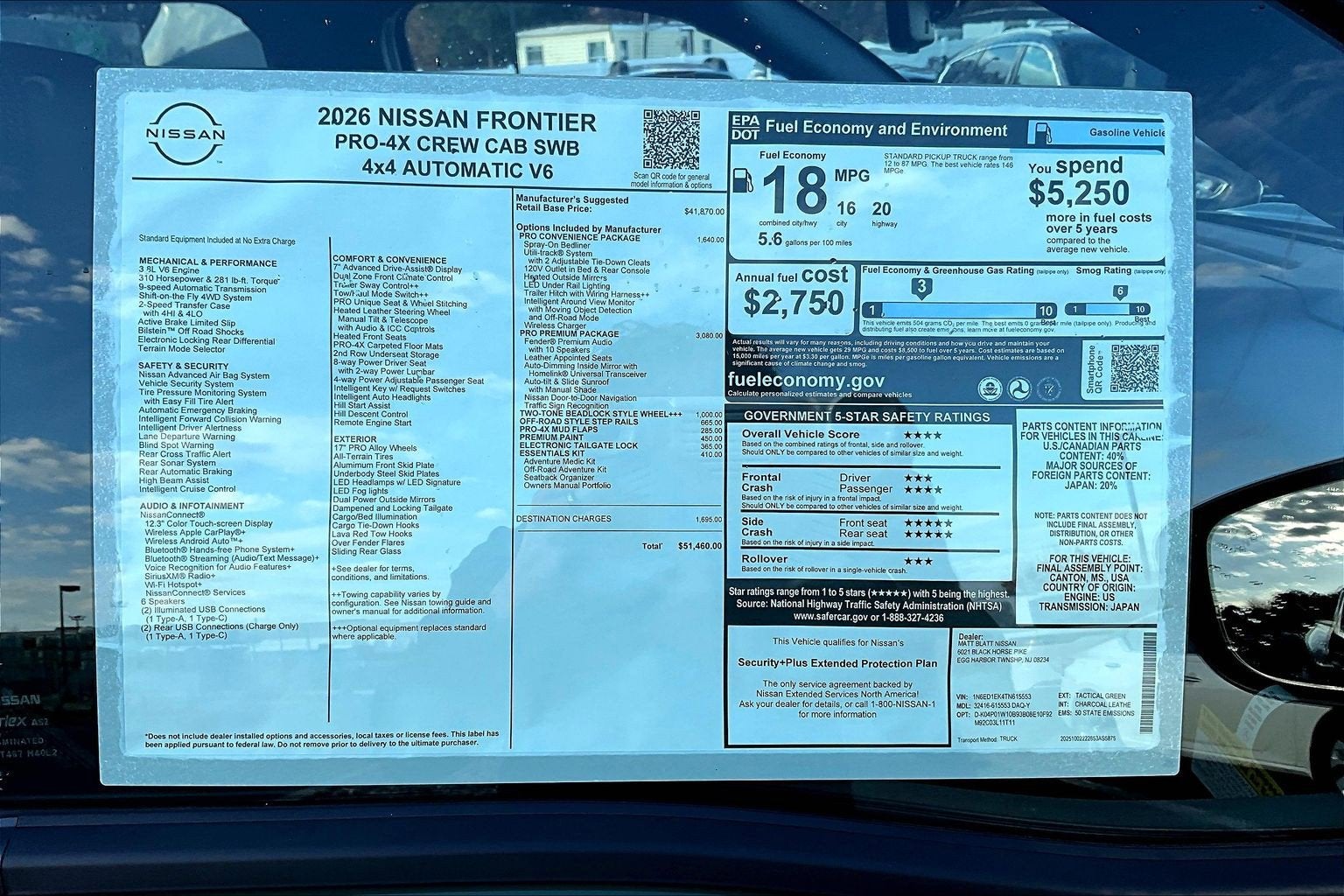 2026 Nissan Frontier PRO-4X