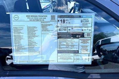 2026 Nissan Frontier PRO-4X