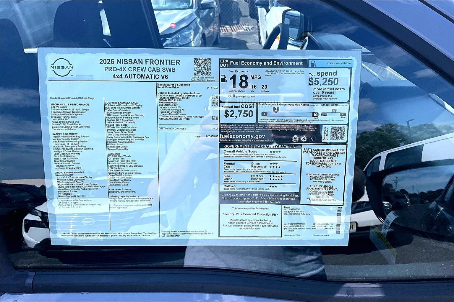 2026 Nissan Frontier PRO-4X