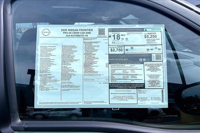 2026 Nissan Frontier PRO-4X