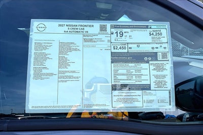 2027 Nissan Frontier S