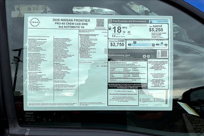 2026 Nissan Frontier PRO-4X