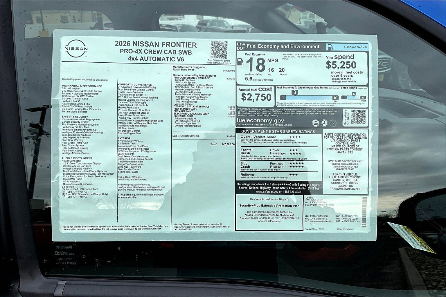 2026 Nissan Frontier PRO-4X