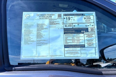 2027 Nissan Frontier SV