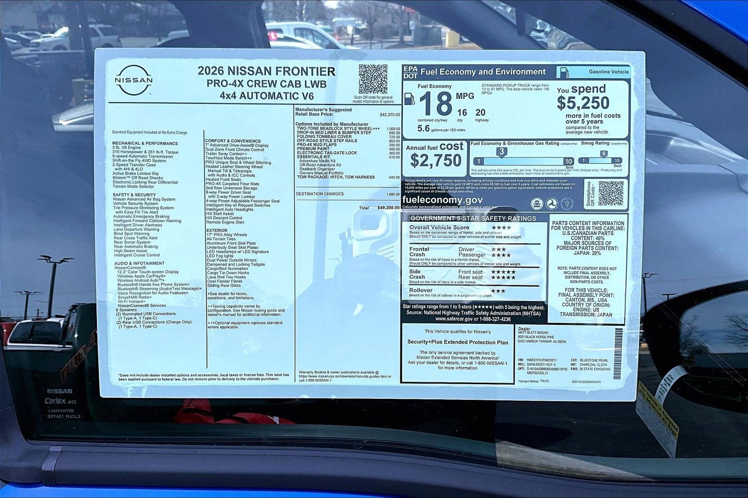 2026 Nissan Frontier PRO-4X