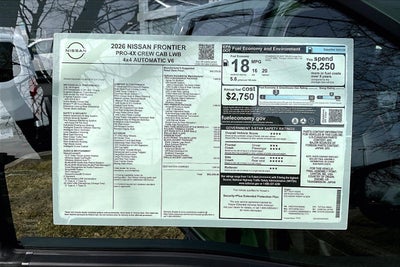 2026 Nissan Frontier PRO-4X