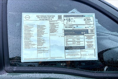 2027 Nissan Frontier PRO-4X