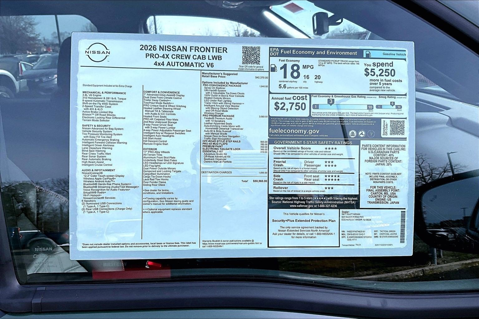 2026 Nissan Frontier PRO-4X