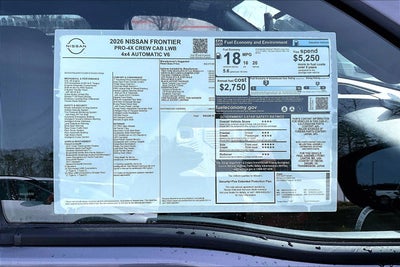 2026 Nissan Frontier PRO-4X