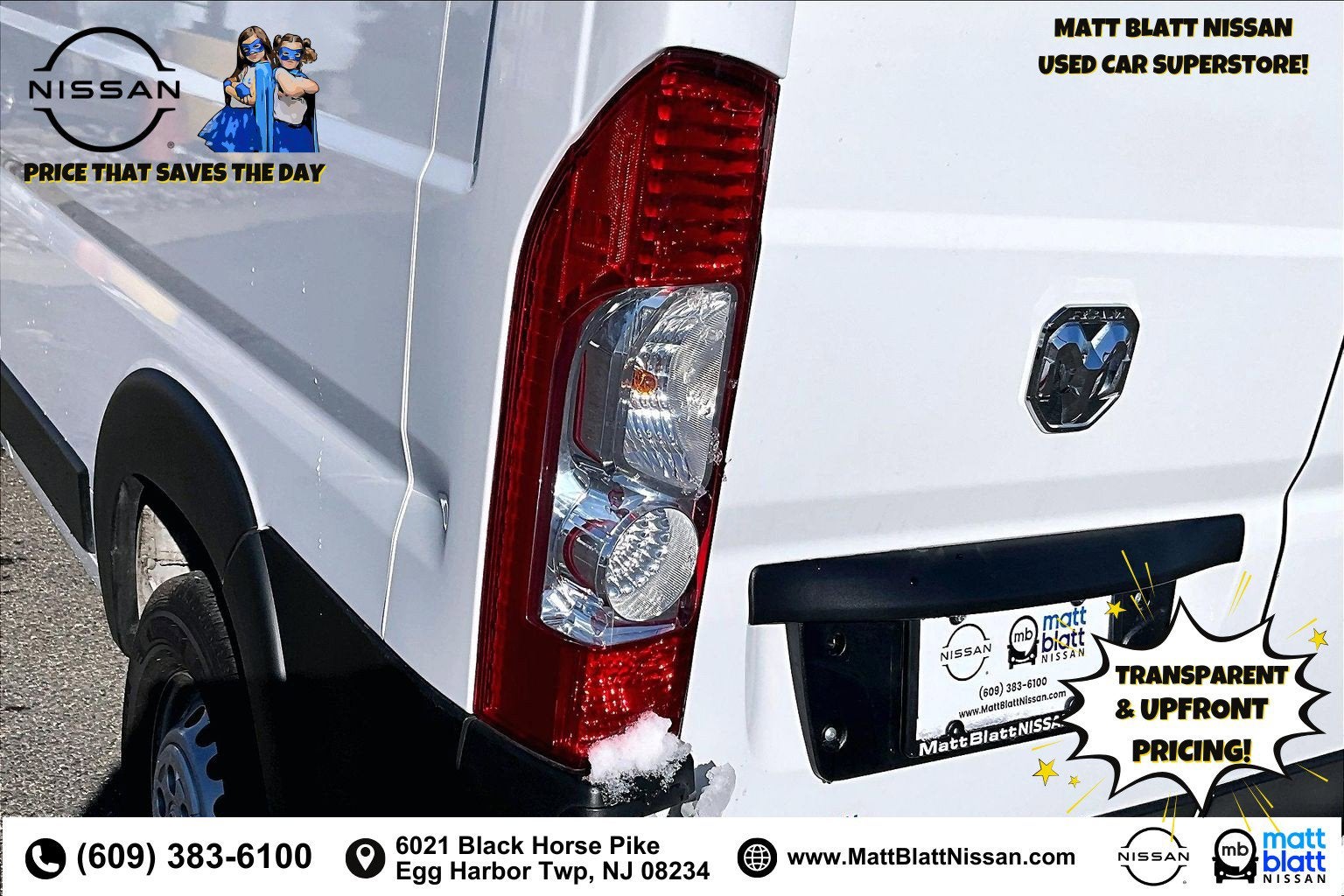 2025 RAM ProMaster Cargo Van Tradesman