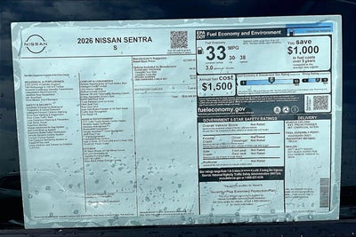 2026 Nissan Sentra S