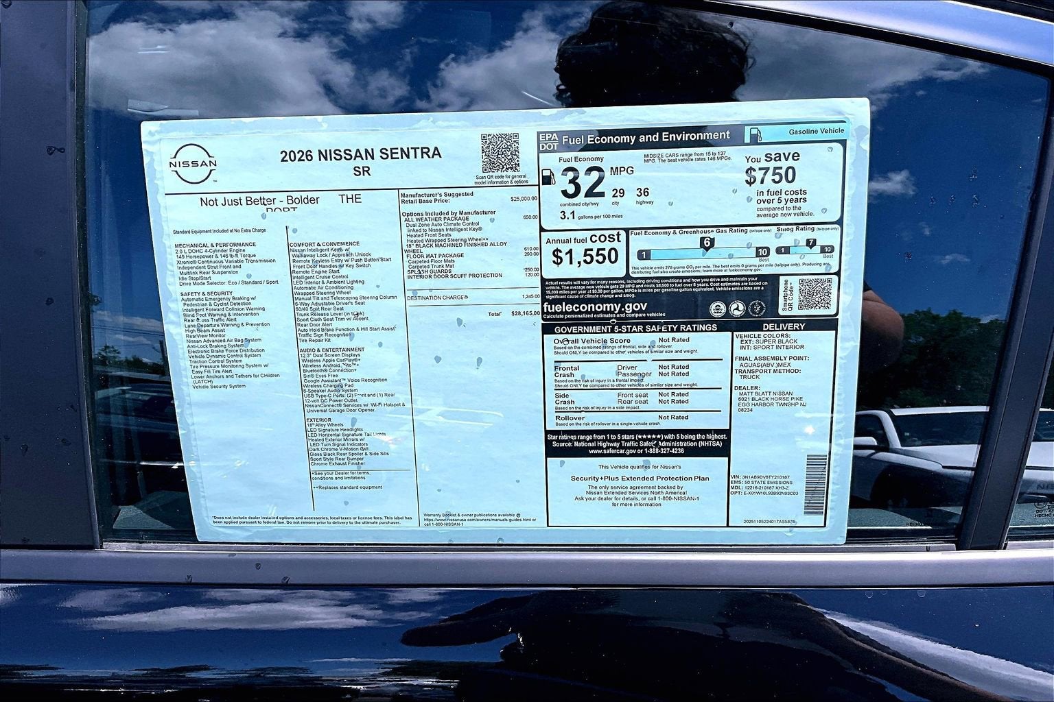 2026 Nissan Sentra SR