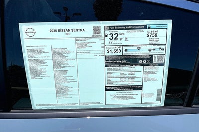 2026 Nissan Sentra SR