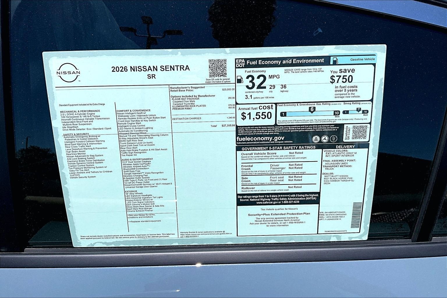 2026 Nissan Sentra SR