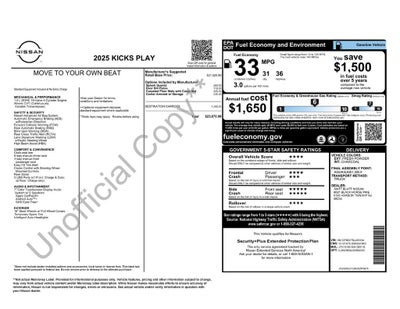 2025 Nissan Kicks Play S