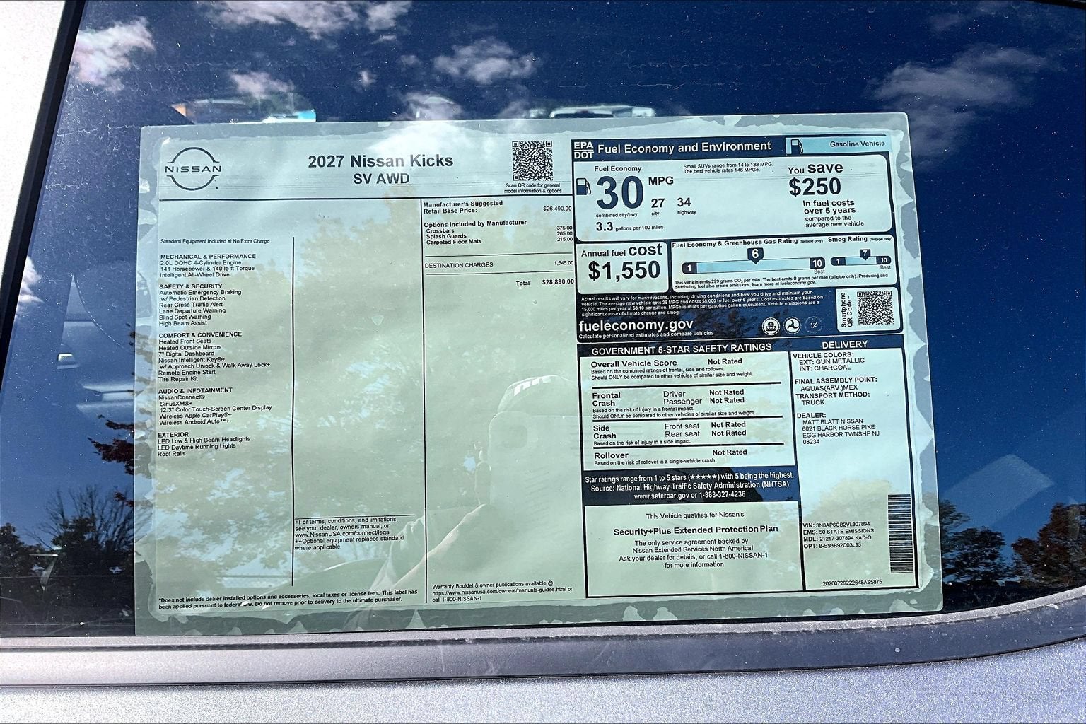 2027 Nissan Kicks SV
