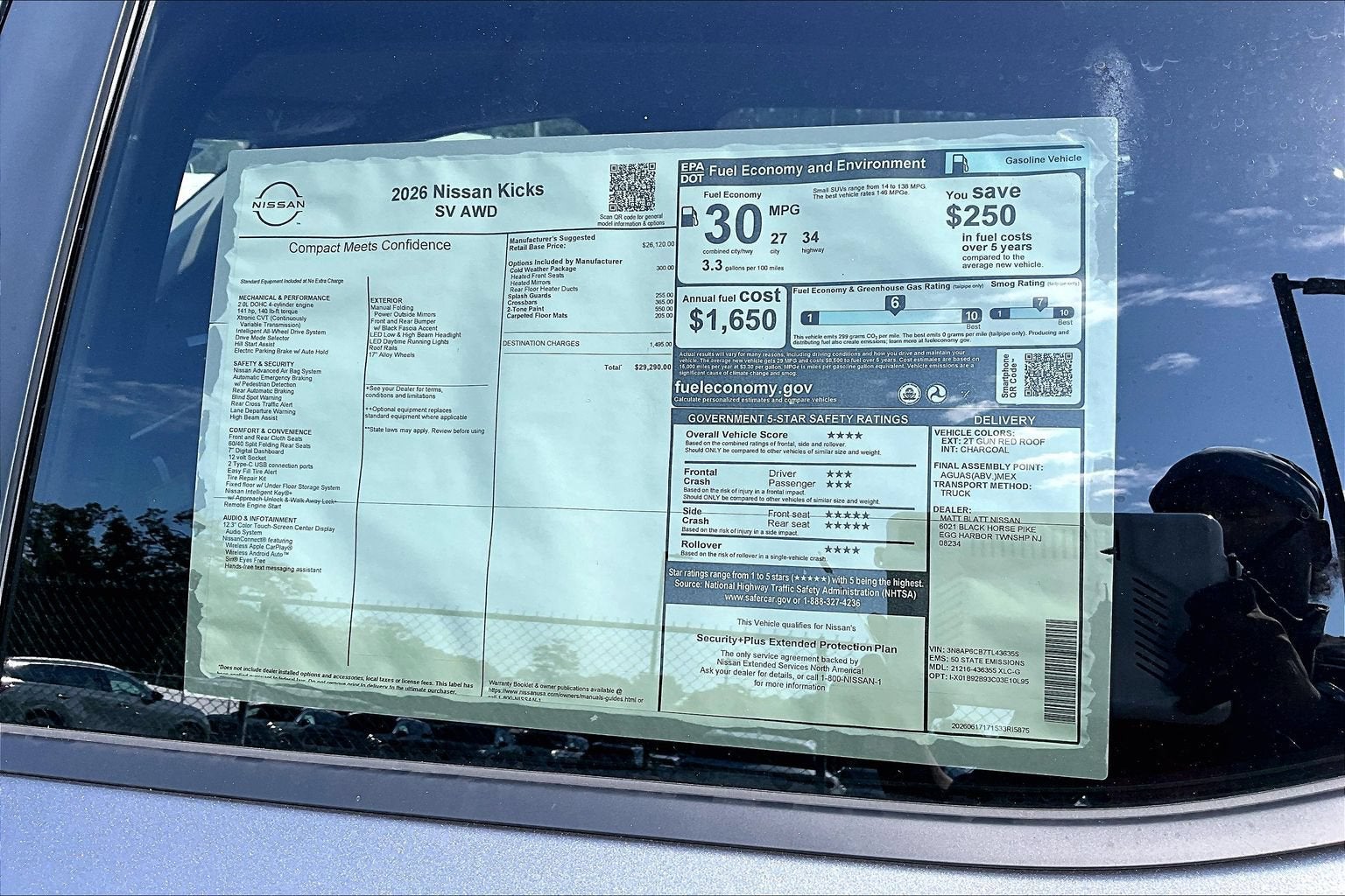 2026 Nissan Kicks SV