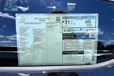 2026 Nissan Kicks SR