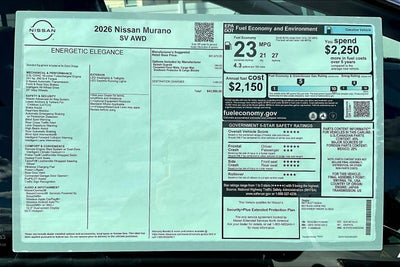 2026 Nissan Murano SV