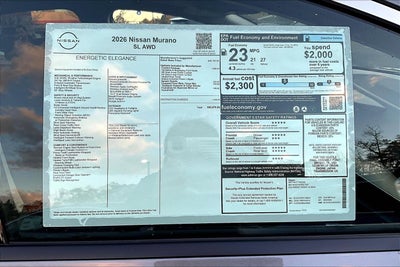 2026 Nissan Murano SL