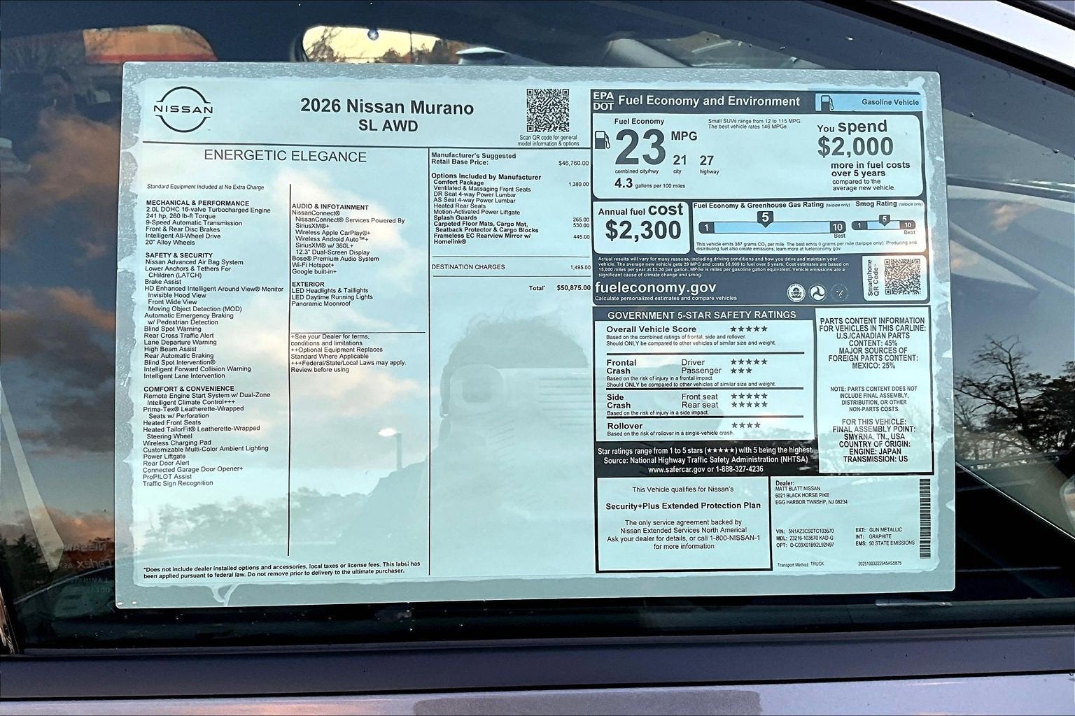 2026 Nissan Murano SL