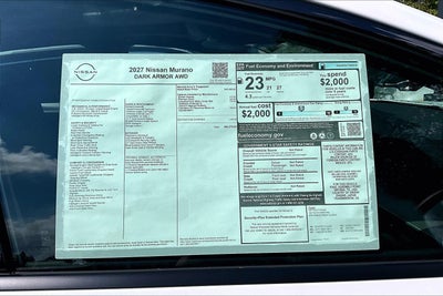 2027 Nissan Murano Dark Armor