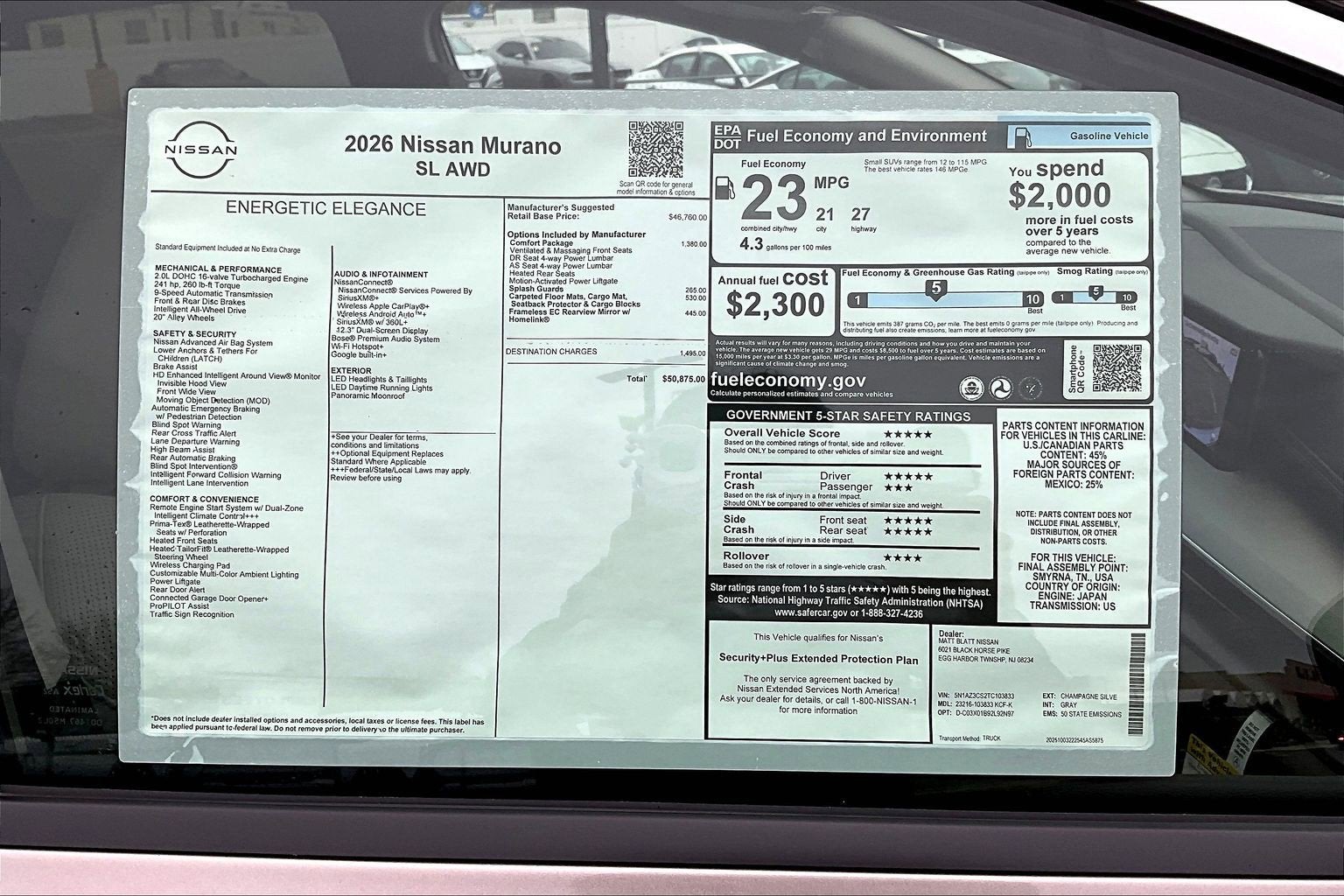 2026 Nissan Murano SL