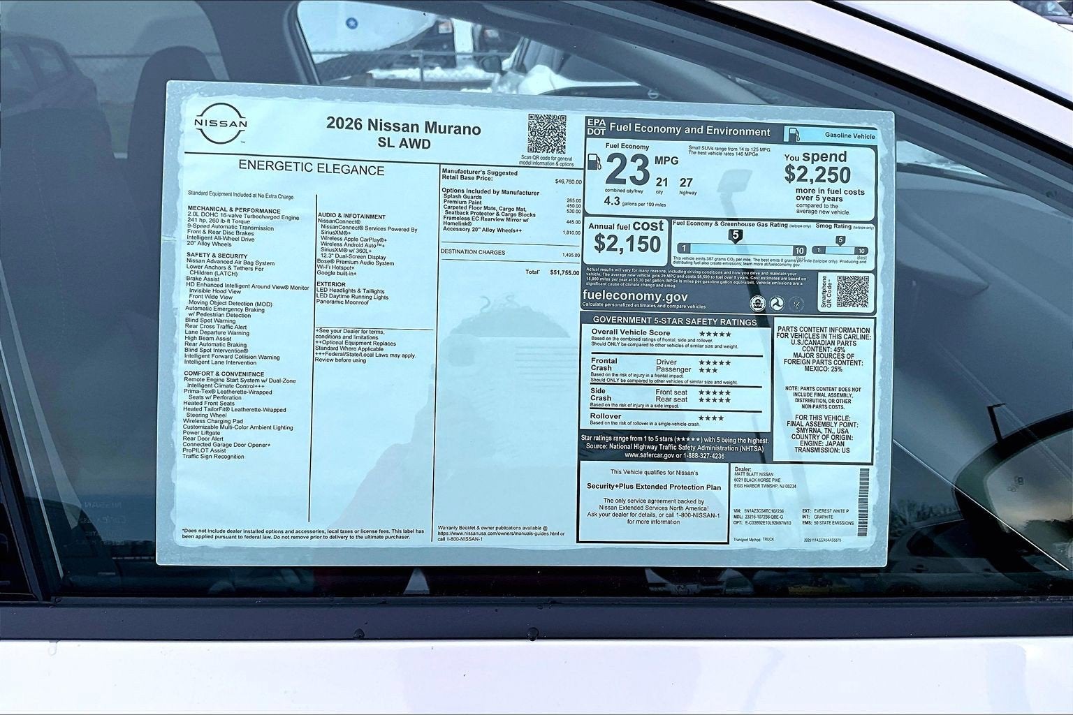 2026 Nissan Murano SL