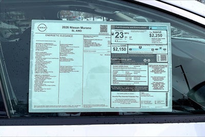 2026 Nissan Murano SL