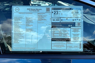 2026 Nissan Murano Platinum