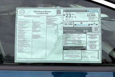 2026 Nissan Murano Platinum