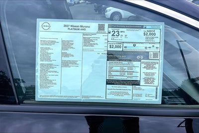 2027 Nissan Murano Platinum