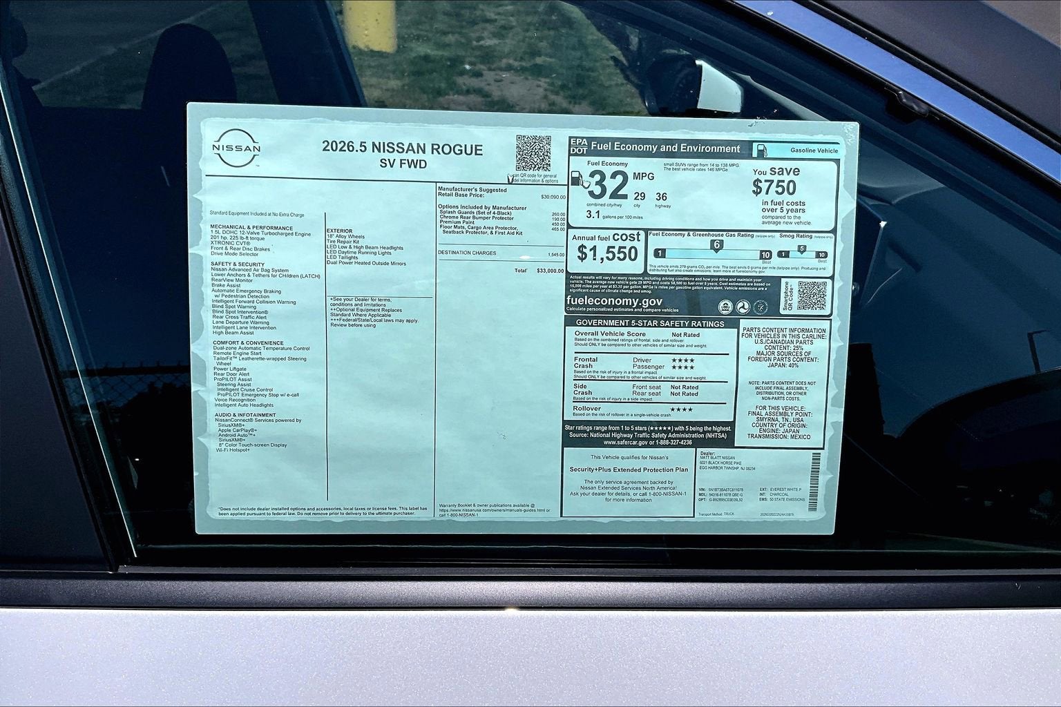 2026 Nissan Rogue SV