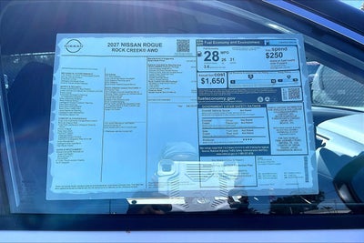 2027 Nissan Rogue Rock Creek