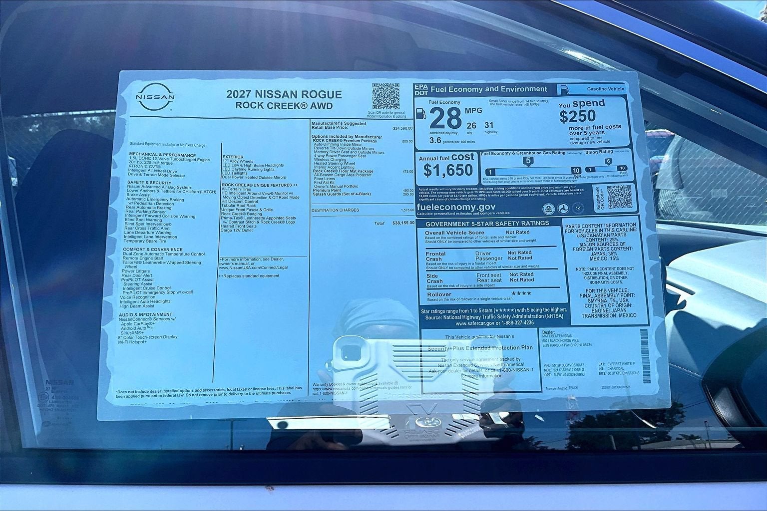 2027 Nissan Rogue Rock Creek
