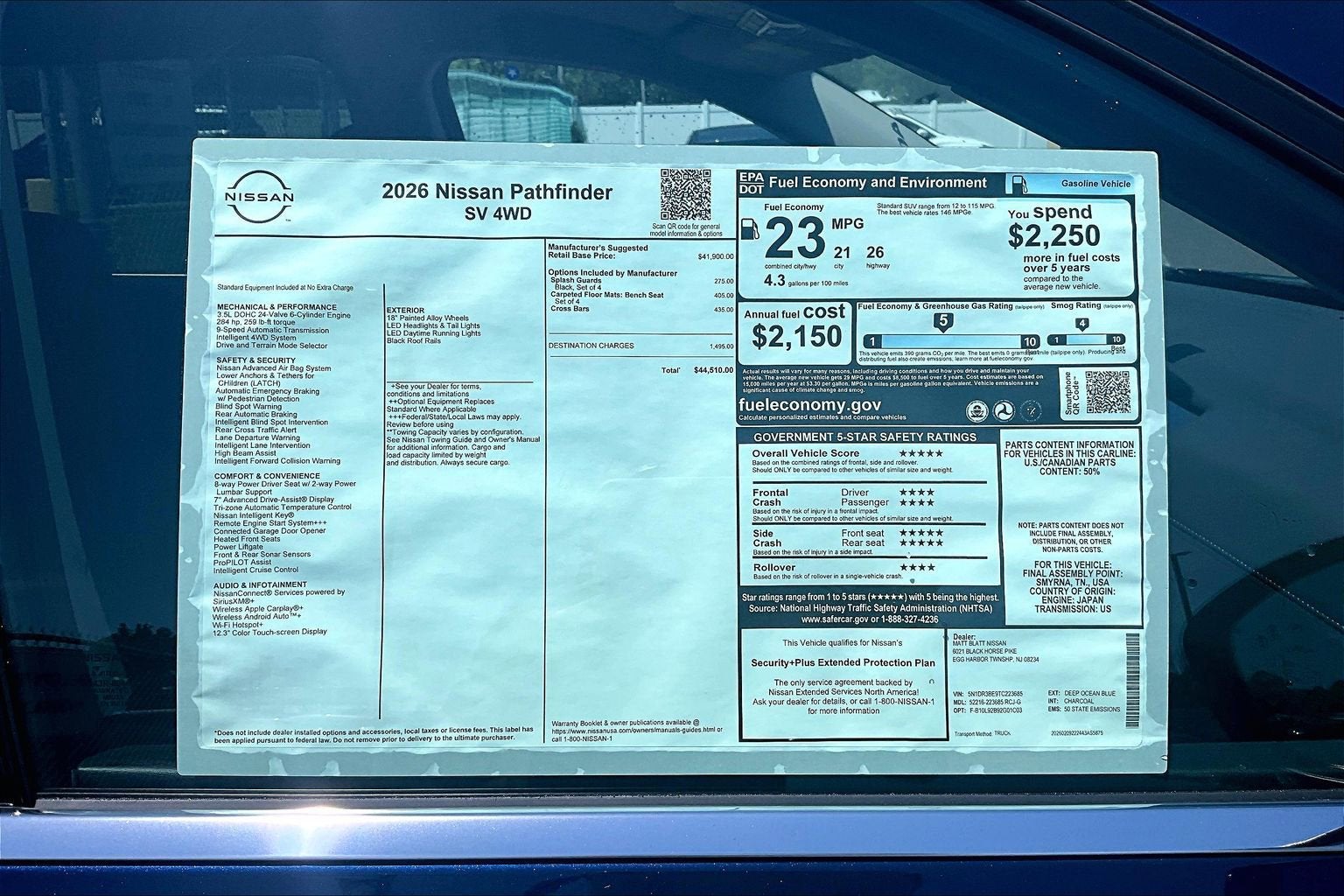 2026 Nissan Pathfinder SV