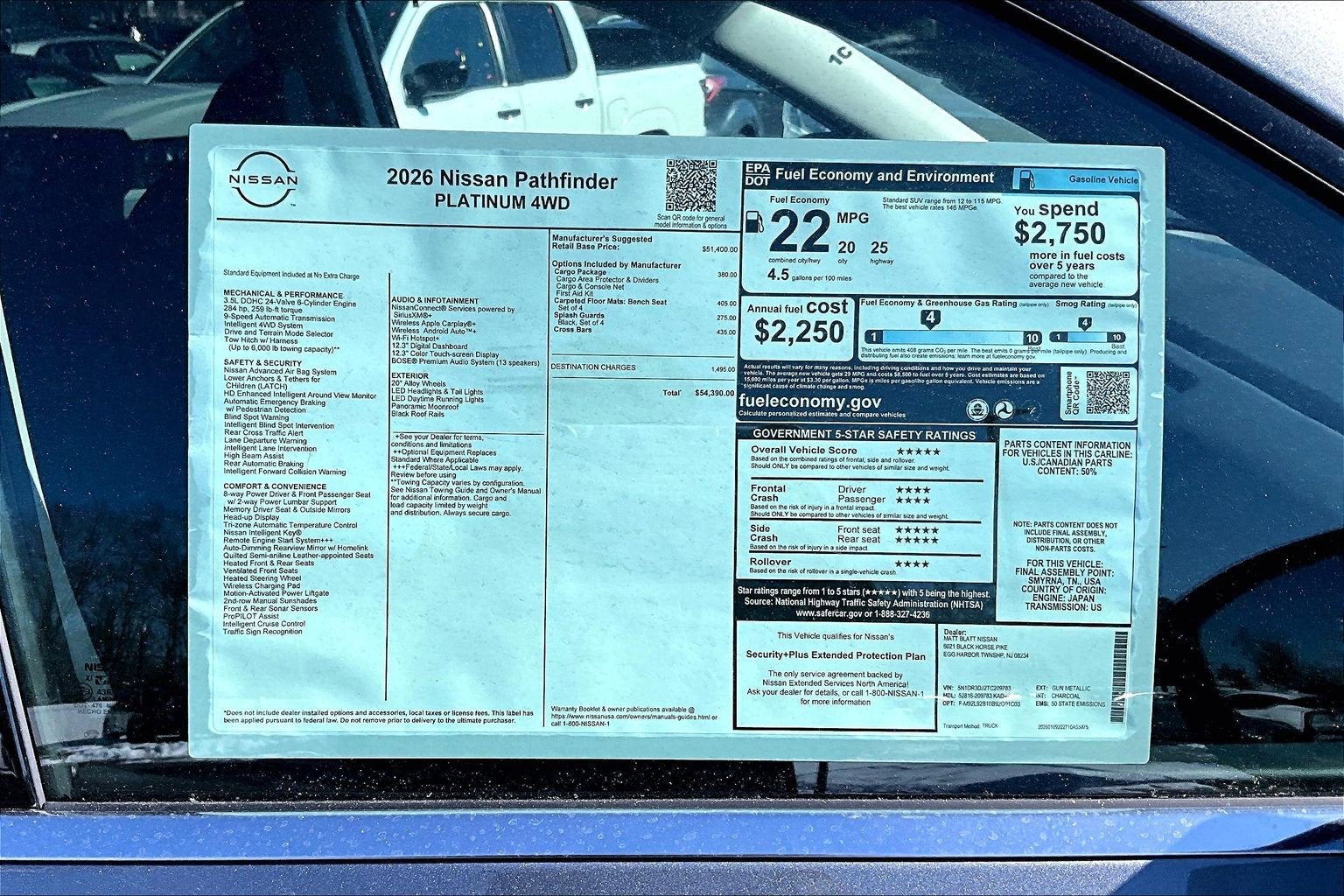 2026 Nissan Pathfinder Platinum