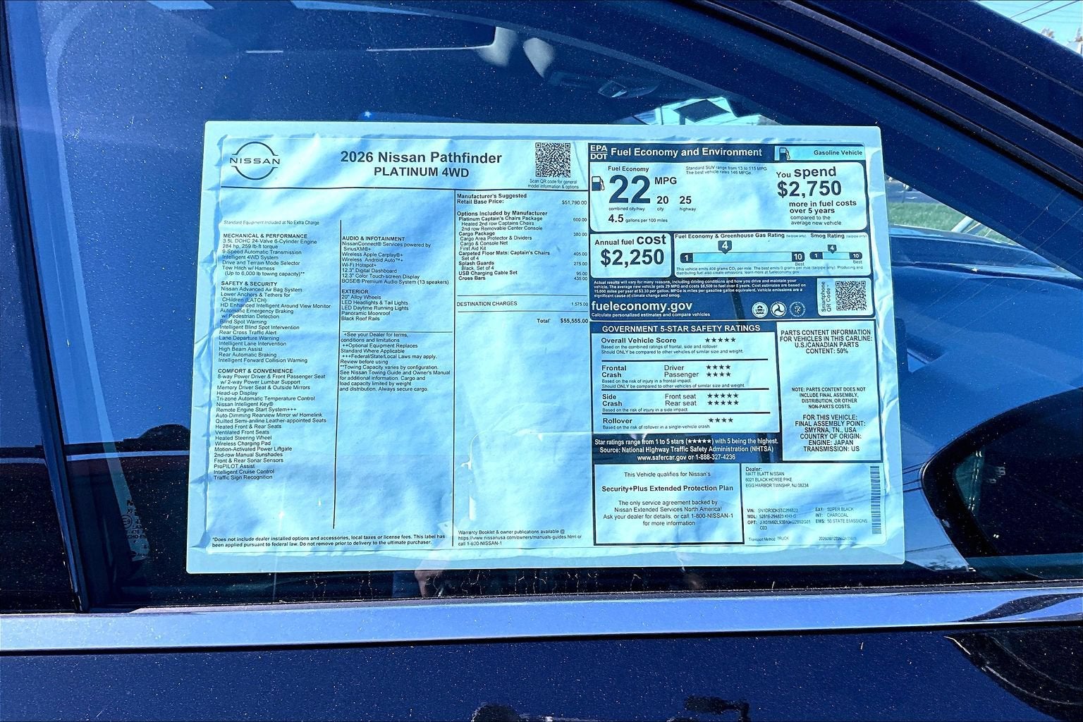 2026 Nissan Pathfinder Platinum
