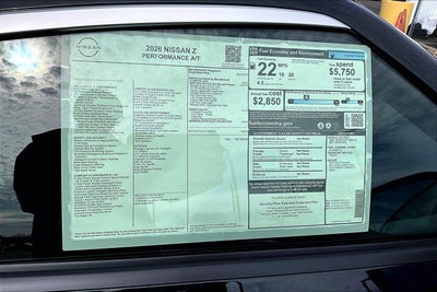 2026 Nissan Z Performance