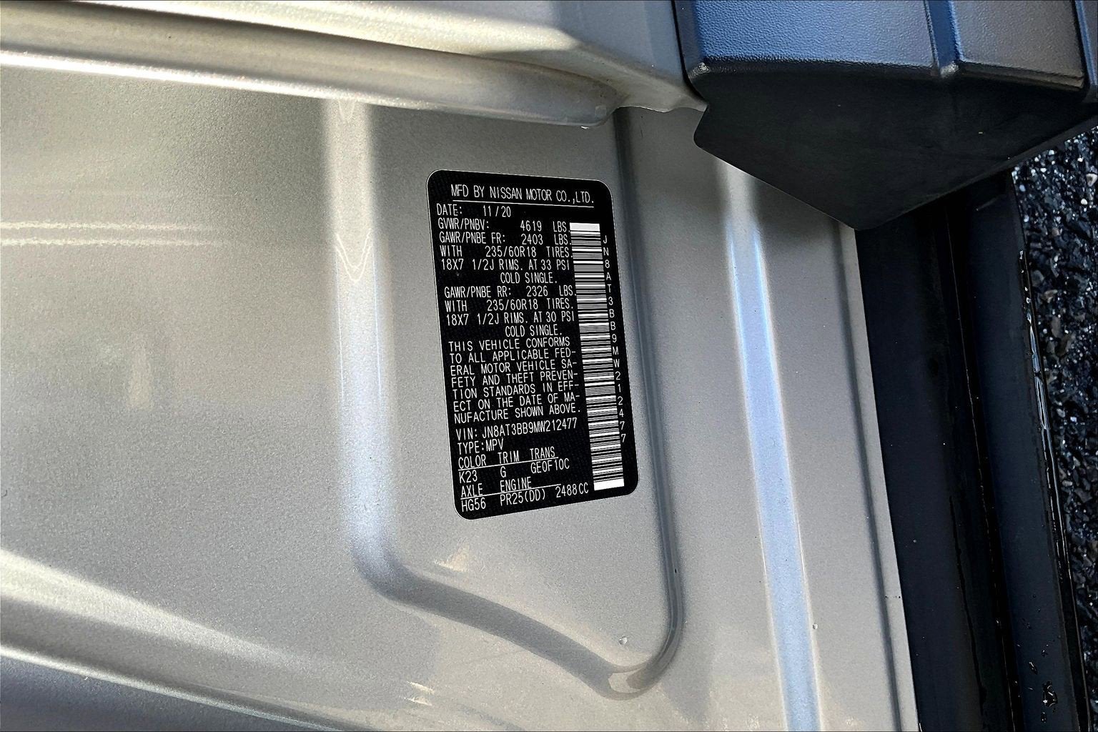 2021 Nissan Rogue SV