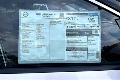 2026 Nissan Rogue Platinum