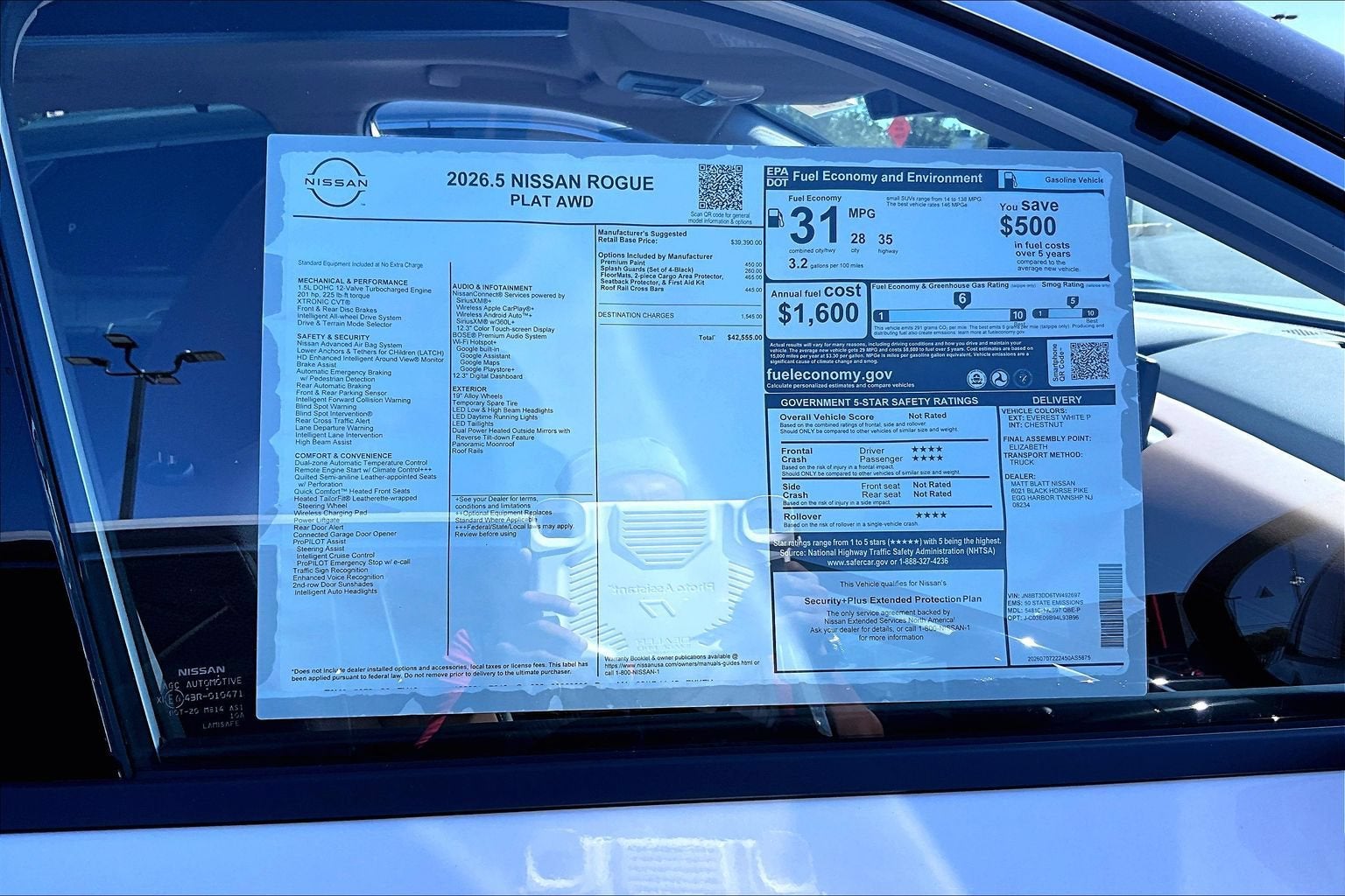 2026 Nissan Rogue Platinum