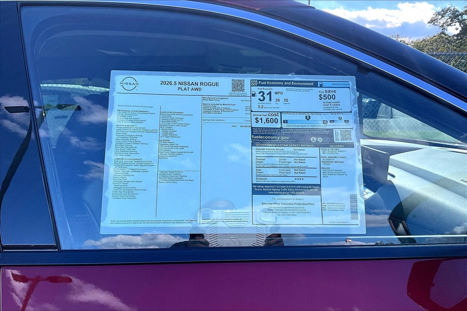 2026 Nissan Rogue Platinum