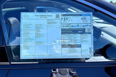 2026 Nissan Rogue Platinum