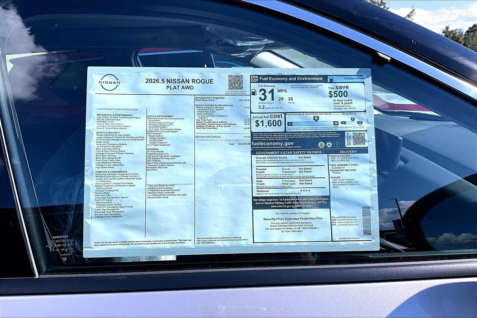 2026 Nissan Rogue Platinum